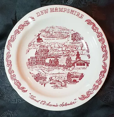 Vintage New Hampshire Ashtray - Design By Vernon Kilns Pottery-China • $15