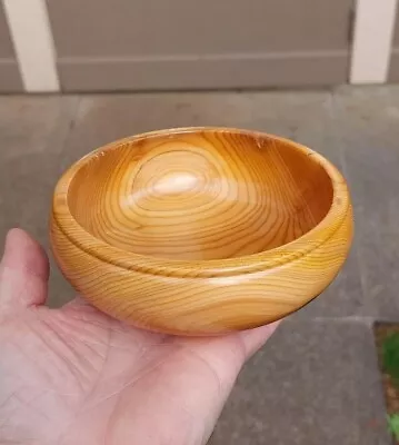 Beautiful Pacific Yew Bowl! 5 1/2  🔥 Salvaged! ~Dovecote Woodworking~ (717)  • $44