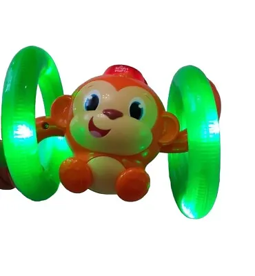 Bright Starts Roll And Glow Monkey Baby Toy With Lights And Sound Help Crawling • £8.99