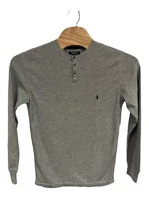Polo Ralph Lauren Grandfather Shirt Slub Henley T-Shirt Opa Sweater Sweatshirt • $40