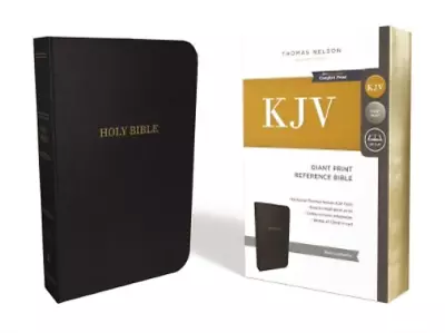 Thomas Nelson KJV Holy Bible: Giant Print With 53000 Cross Refe (Leather Bound) • $84.83