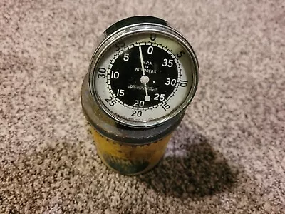 Vintage Stewart Warner Portable Hand Held Tachometer 757-W Original Storage Can • $50