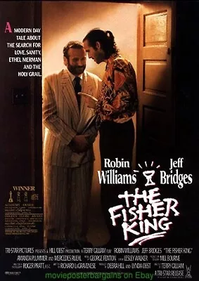 THE FISHER KING MOVIE POSTER Original SS 27x40 + 12 MONKEYS & HARD DAYS NIGHT • $22