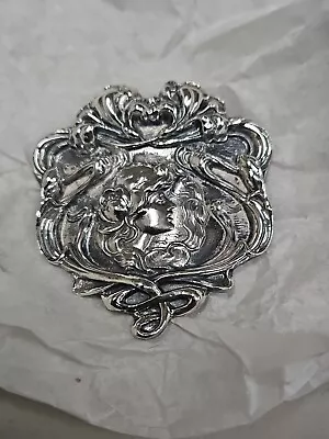 Vtg MMA Metropolitan Museum Of Art .925 Sterling Silver Lady Pin Brooch 51.5g • $69.99