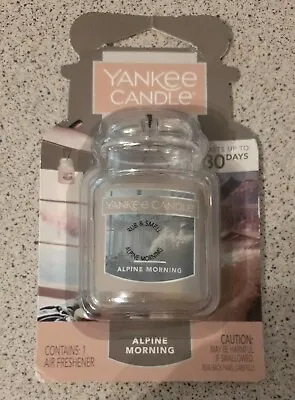 Yankee Candle Ultimate Car Jar Air Freshener  ALPINE MORNING  • £4.45