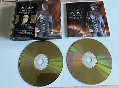MICHAEL JACKSON : HISTORY  2 X  Gold  CD Album Set 1995 Ex.  30 X Tracks/Hits • £7.99