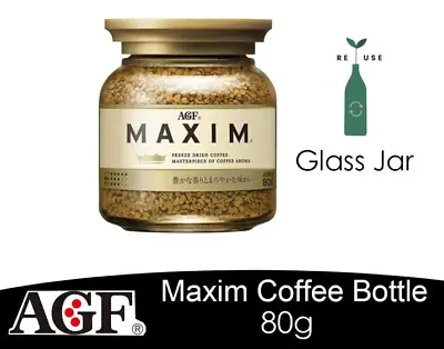 AGF Maxim Coffee Botlle 80g Free Shipping World Wide • $28.49