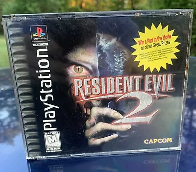 Resident Evil 2 (Sony PlayStation 1 1998) CIB Clean Discs Includes Manual • $56