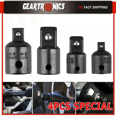 3/8  To 1/4  1/2 Inch Drive Ratchet SOCKET ADAPTER REDUCER Air Impact Kit X4! • $5.19