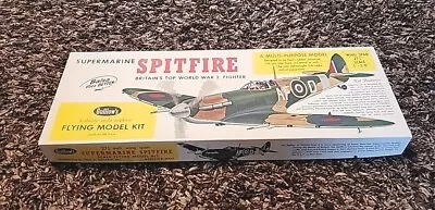 Vintage Guillow’s Supermarine Spitfire Model Kit #403 Original Box & Some Balsa • $0.99