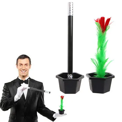 Kids Fun Toy Gift Magic Trick Show Prop Flower Feather Sticks Comedy Party Stage • $7.99