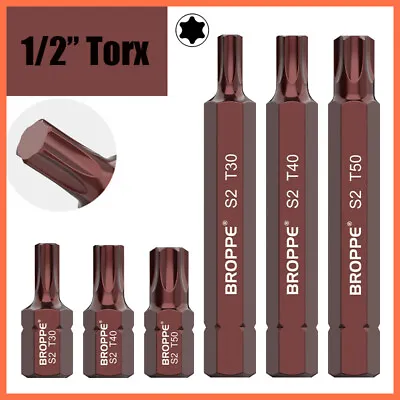 TORX Impact Screwdriver Bit T20 T25 T30 T40 T45 T50 T55 Insert Bit 30mm/75mm • $3.40