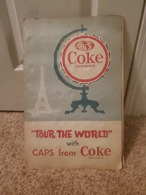 Vintage Coca Cola  Tour The World  With Caps From Coke Complete With 100 Caps • $38