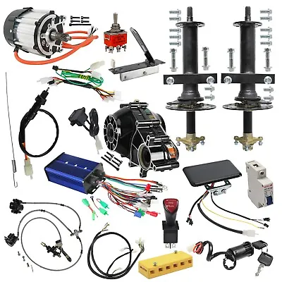 860mm Rear Axle Kit 72V 1500W Electric Differential Motor Go Kart ATV Quad Buggy • $708.46