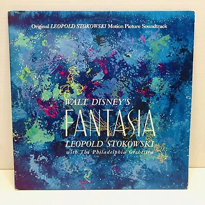 Disney's Fantasia Vinyl 2 LP Set 1957 Buena Vista Gatefold Leopold Stokowski VG+ • $30