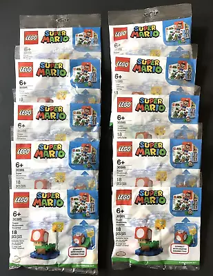 $49.95 • Buy (10) LEGO Super Mario Super Mushroom Surprise Polybag Set #30385 - Party Favors