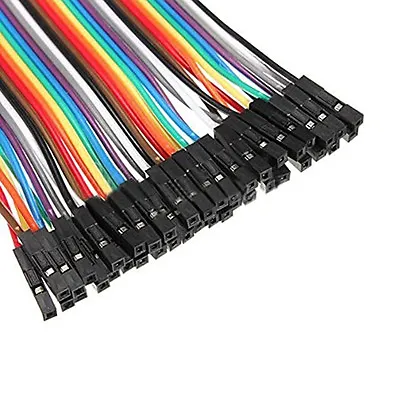 10CM Male To Female Jumper Wire Ribbon Cable Arduino Pin Header 40.U-qe • $7.53