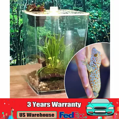 Acrylic Terrarium Tank Reptile Terrarium Gecko Lizard Snake Spider Vivarium Cage • $31.35