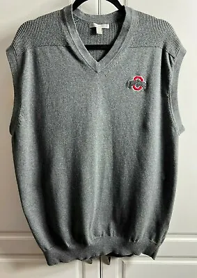 Men's Cutter & Buck Gray Sweater Vest With OSU Logo Size L • $18