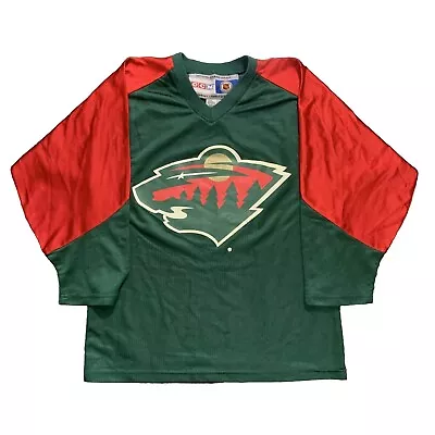 Minnesota Wild NHL Hockey CCM Authentic Jersey Youth Sz Large Marian Gaborik #10 • $31.99