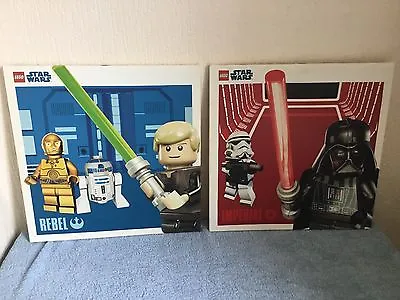 £12.99 • Buy Lego Star Wars Canvas Wall Pictures/children's Bedroom/wall Art