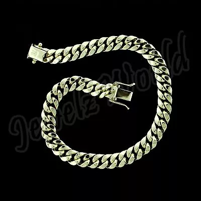 10K Solid Yellow Gold Men's Miami Cuban Link Chain Bracelet 6MM 8  Inch Box Lock • $499.99