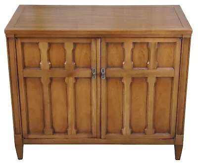 Drexel Triune Mid Century Modern Mahogany Buffet Server Console Cabinet 585-407 • $998.75