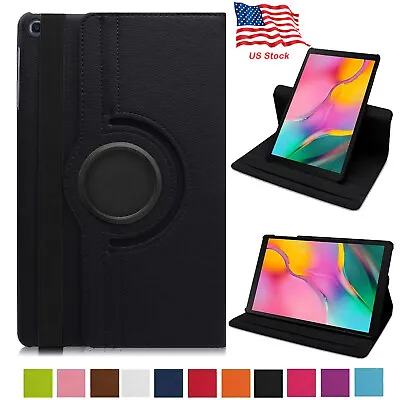 Tablet Leather Smart Rotate Case For Samsung Galaxy Tab A8 10.5'' X200 X205 2022 • $12.80
