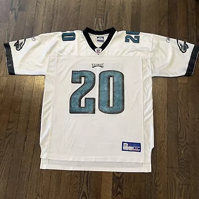 Philadelphia Eagles Jersey XL Brian Dawkins White Reebok • $47.99