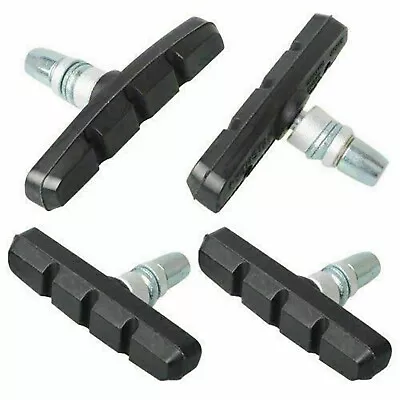 2 PAIR V BRAKE BLOCKS CYCLE BIKE BICYCLE MTB MOUNTAIN BIKE BRAKE BLOCK PADS 70mm • £5.49