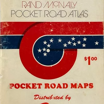 VINTAGE 1976 Rand McNally Pocket Road Atlas Maps - Distributed By Petley • $4.45