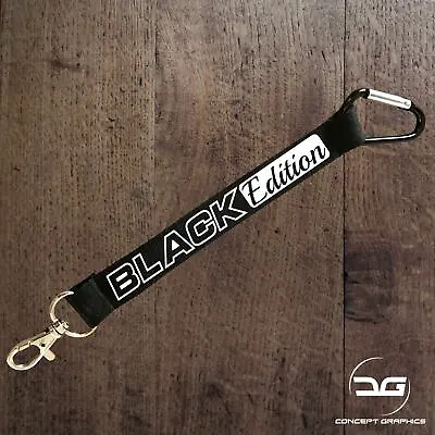 Black Edition Funny JDM Euro Dub Mini Lanyard Car Keyring Keychain Accessories • $9.93