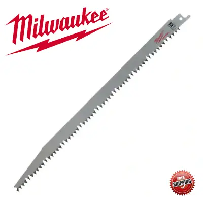 12 In. 5 TPI Pruning SAWZALL Reciprocating Saw Blade • $11.99