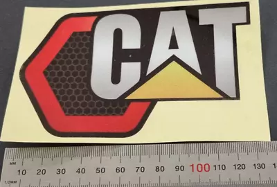 Caterpillar Full Colour Sticker Cat Decal Printed On Reflective Vinyl • $4.45