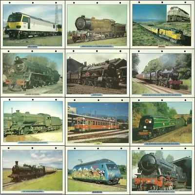 Misc - Maxi Card Trains Railway Photo Reprint Single Pictures - Various Multi • $2.18