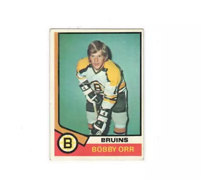 1974-75 Topps NHL - #100 Bobby Orr • $26.33