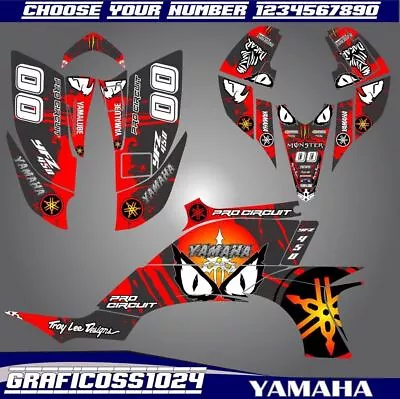 Yamaha YFZ 450 Graphics Kit 2003 2004 2005 2006 2007 2008 Stickers Decals Kit • $265.91