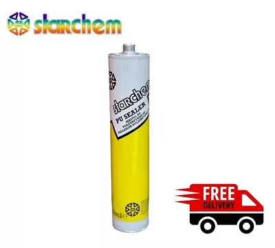 £7.49 • Buy Starchem BLACK PU Sealer Adhesive Sealant Car Body Bond Glue Metal 310ml