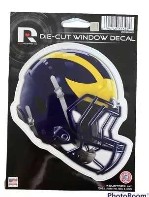 Rico NCAA Michigan Wolverines Football Die-Cut 6  Helmet Window Decal NCAA • $8.99