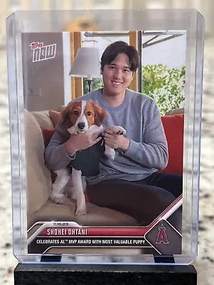 Shohei Ohtani Most Valuable Puppy MVP 2023 MLB Topps Now Card OS-19 • $17.99