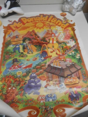 $110 • Buy 1973 Vintage McDonaldland McDonald's Poster
