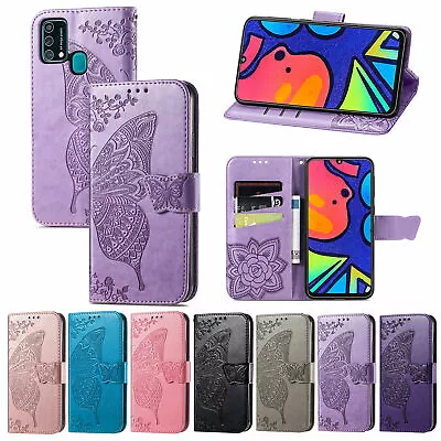 Wallet Case For Samsung A7 8 9 10 40 50 60 80 A20S Phone Cover Card Holder Stand • £5.99