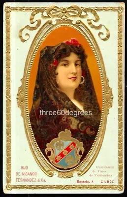 £7.50 • Buy Early Advertising Postcard:Hijo De Nicanor Fernandez. Wine Growers Of Valdepeñas