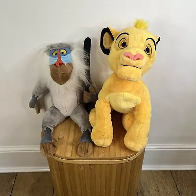 Official Disney Store Lion King Collectable Simba & Rafiki Plush Toys • £15