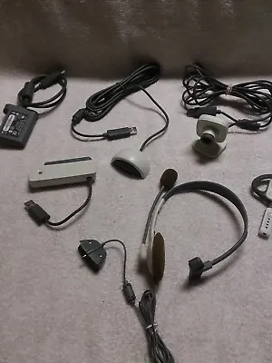 Lot Of Official OEM Microsoft Xbox 360 Video Game Accessories UNTESTED • $44.95