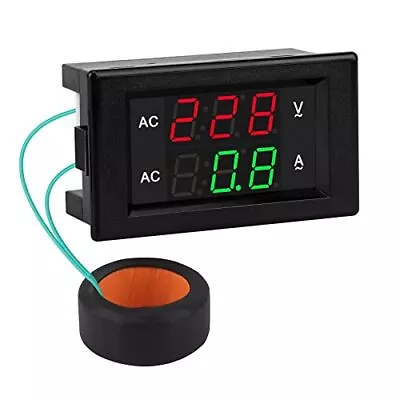  Volt Amp Meter Digital Voltmeter Ammeter Panel 0.39 Inches LED AC 500V 500A • $30.68