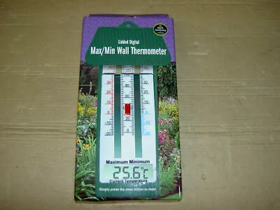 Garland Lidded Digital Max/Min Wall Thermometer • £16.49