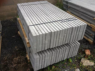 £23.72 • Buy 6ft (1.83m)x12inch(300mm) Recessed Concrete Gravel Boards For Slotted Posts 