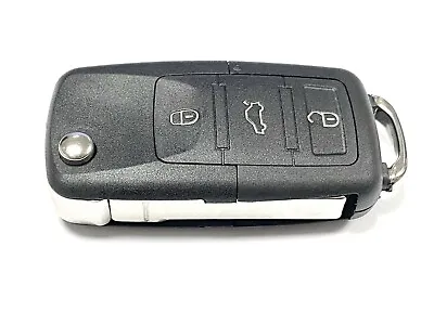 RFC 3 Button Flip Key Case For VW Volkswagen Golf MK5 Remote Fob 2004 - 2009 • $12.62