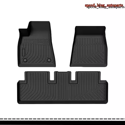 3PCS Floor Mats For 2020-2024 Tesla Model Y All Weather Waterproof Car Liners • $26.59